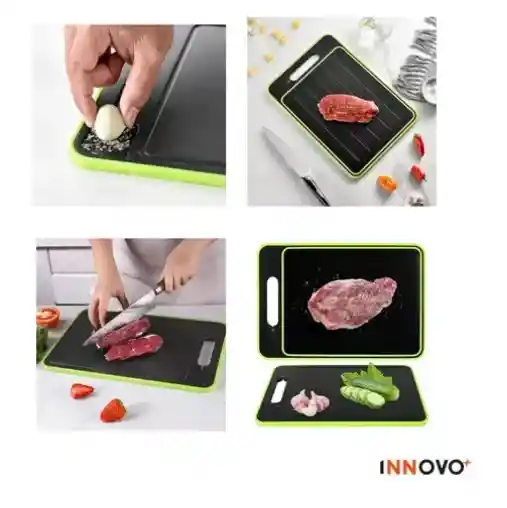 Combo Cook Home Escurridor De Platos 2 Niveles Tabla De Picar Set De Cuchillos X6 Y Set De Utensilios X12 Piezas