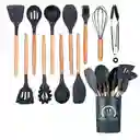 Combo Cook Home Escurridor De Platos 2 Niveles Tabla De Picar Set De Cuchillos X6 Y Set De Utensilios X12 Piezas