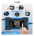 Cargador Iniciador De Batería Inteligente Para Carros Motos Automóviles 12v Innovo Tools