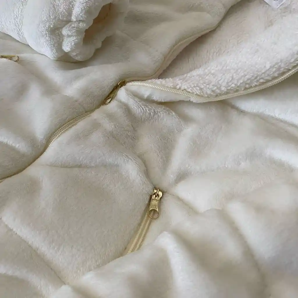 Chaqueta Ovejera Mujer Niña Peluche Acolchada