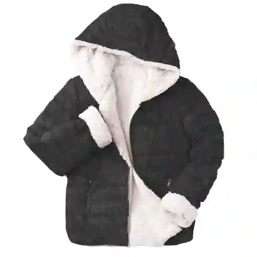 Chaqueta Ovejera Mujer Niña Peluche Acolchada