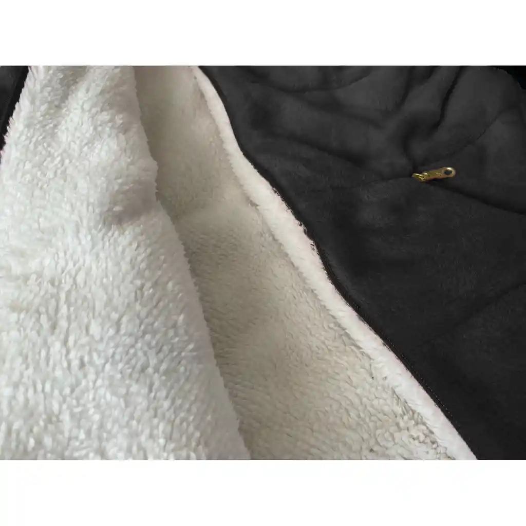 Chaqueta Ovejera Mujer Niña Peluche Acolchada