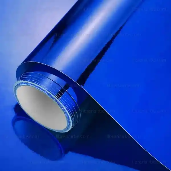 Cartulina Metalizada O Espejo Medio Pliego 50 X 70 Color Azul