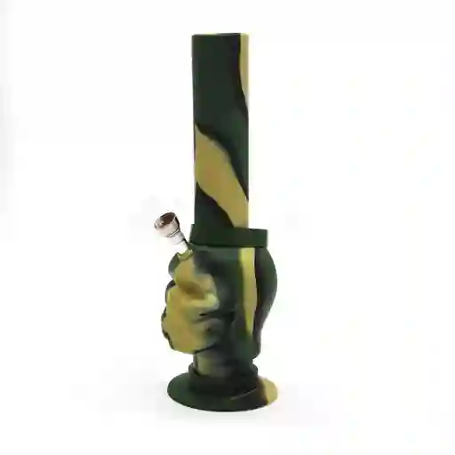 Bong En Silicona Calavera - Camuflado