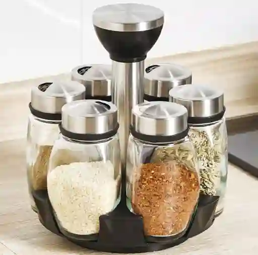 Set Giratorio Condimentero X 6pcs
