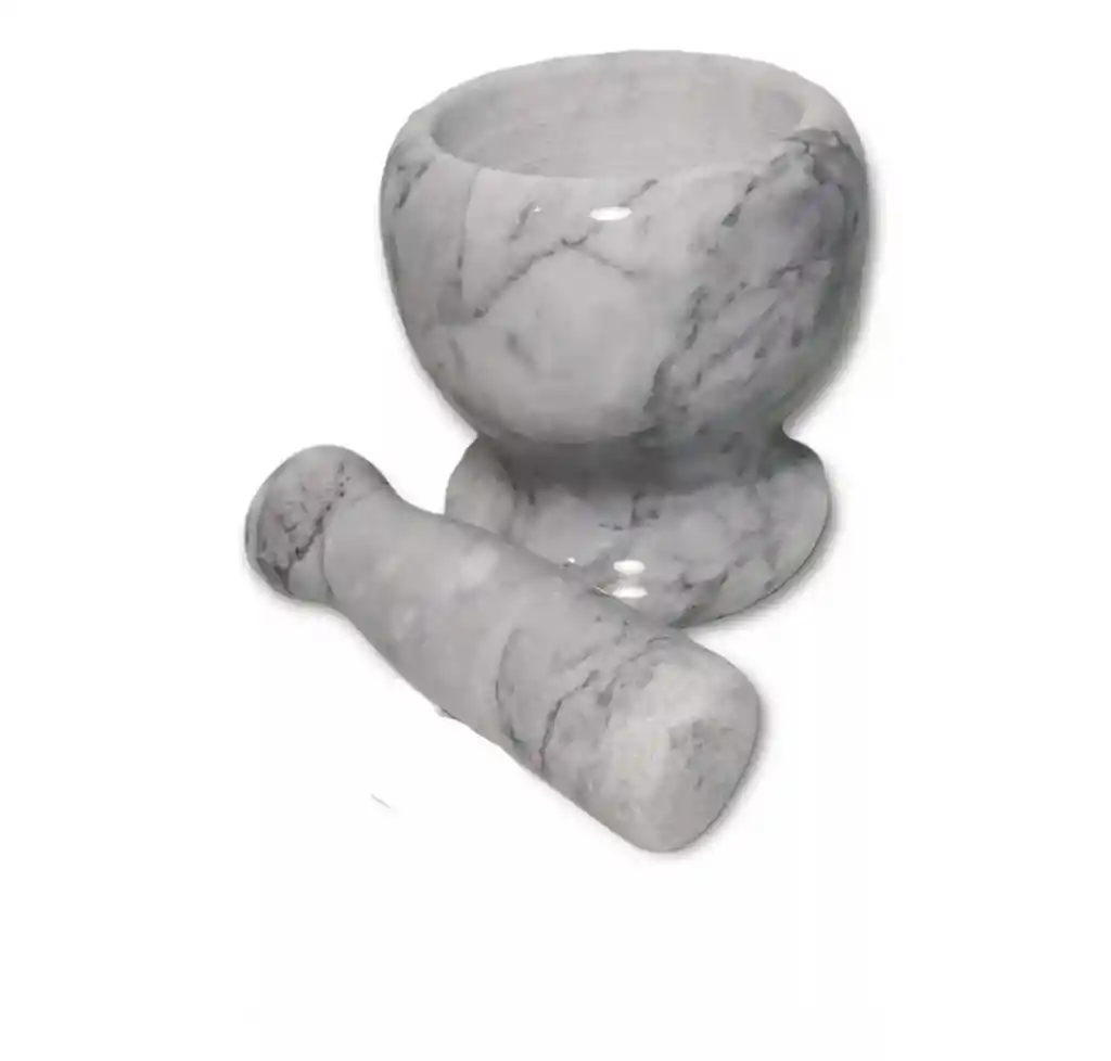 Mortero Macerador En Piedra Marmol Grande