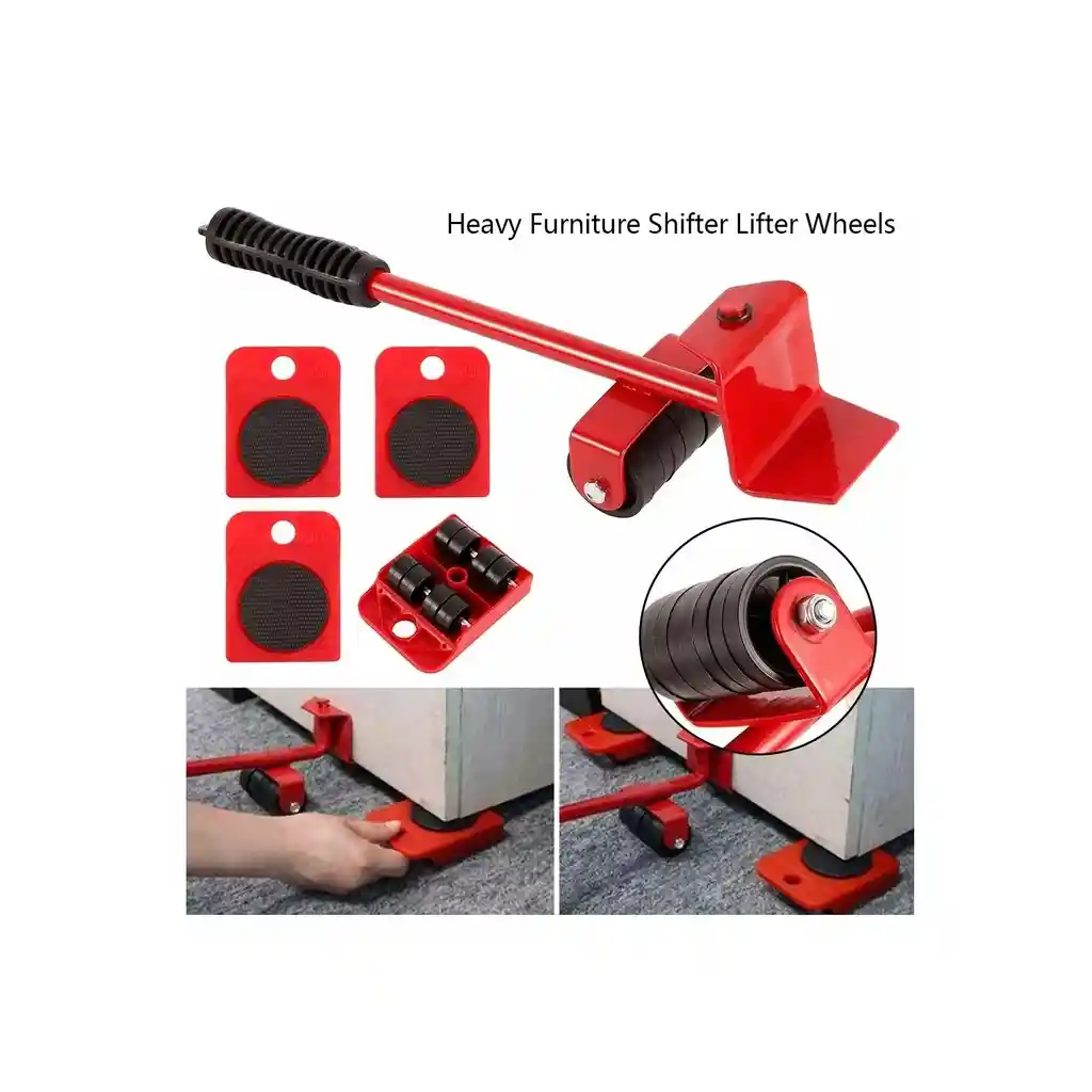 Palanca Levantadora De Muebles + Bases Deslizantes Movibles