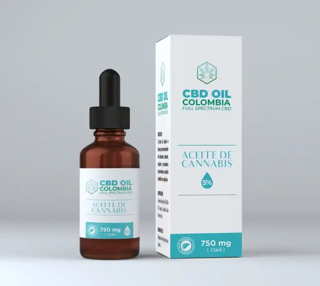 Promo 2 Unidades De Aceite Cbd 5% 15ml C/u 750mg-ingredientes Naturales