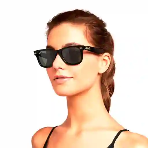 Gafas De Sol Ray Ban Wayfarer Rb2140 901/r5 Color Azul Talla 50mm