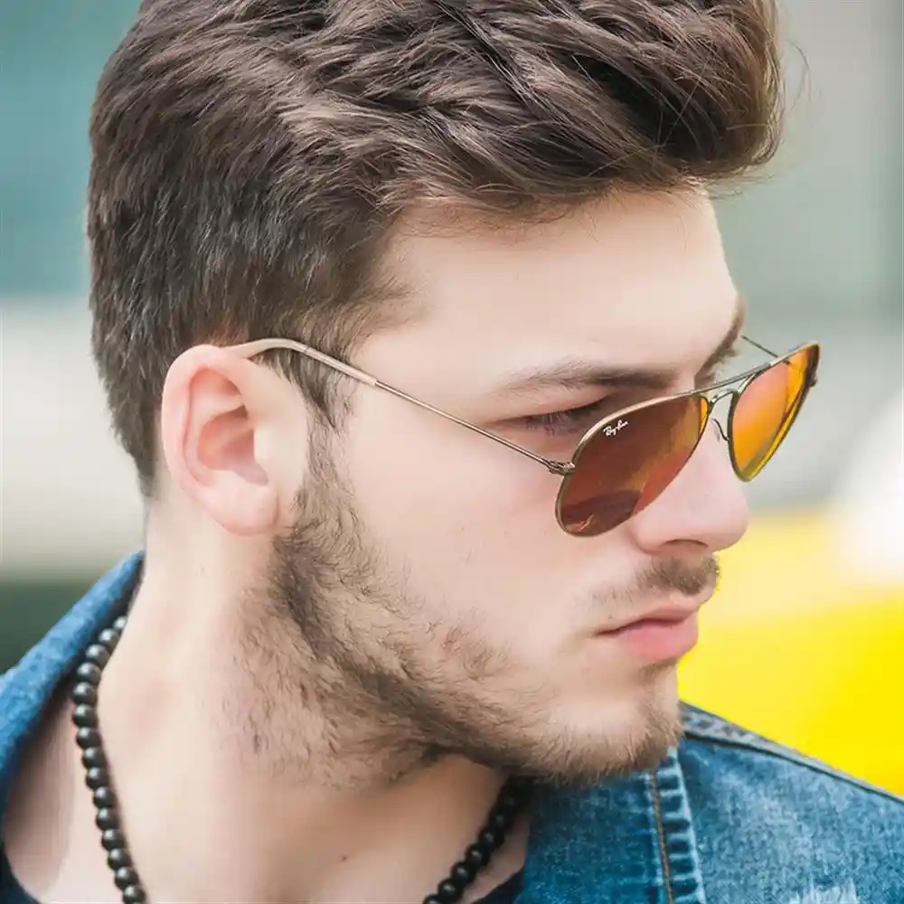 Gafas De Sol Ray Ban Aviador Rb3025 167/2k Color Rojo Talla 58mm