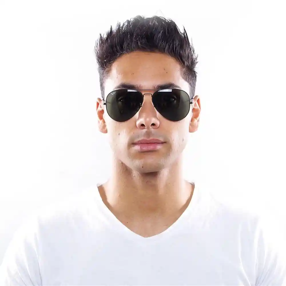 Gafas De Sol Ray Ban Aviador Gunmetal Rb3025 W0879 Color Gris Talla 58mm