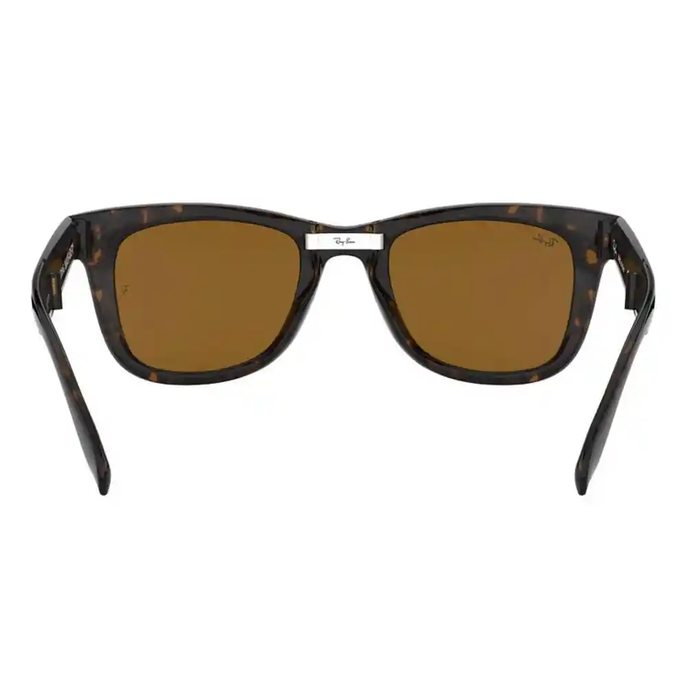 Gafas De Sol Ray Ban Wayfarer Fold Rb4105 710 Color Marron Habana Talla 50mm