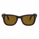 Gafas De Sol Ray Ban Wayfarer Fold Rb4105 710 Color Marron Habana Talla 50mm