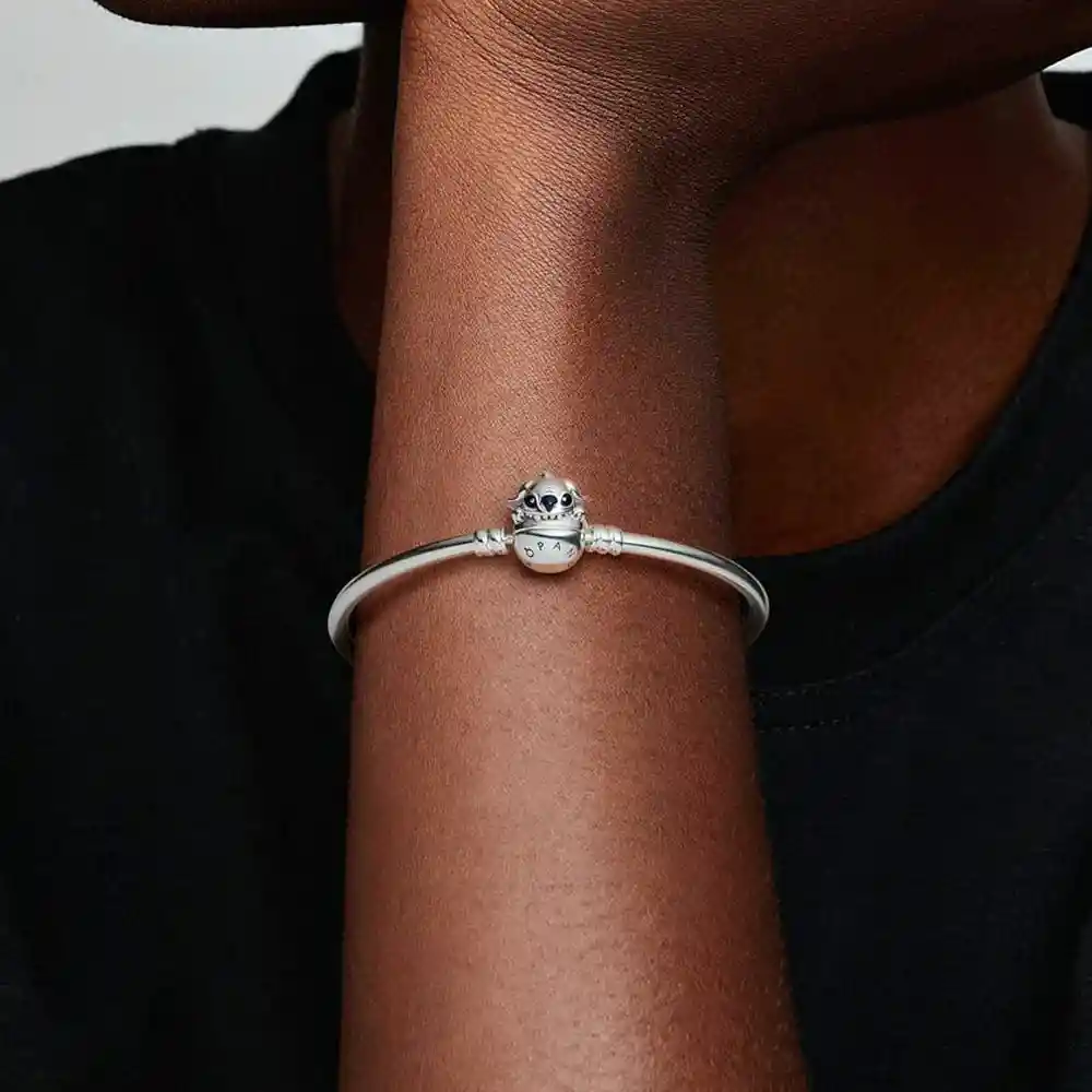 Pulsera Brazalete Pandora Con Figura De Stitch 591683c01-19 Plata 925 - 18cm