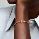 Pulsera Brazalete Pandora Cadena Con Oro Liso 18k 567107 Plata 925 - 18cm