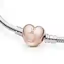 Pulsera Brazalete Pandora Cadena Con Corazon De Oro 580719 Plata 925 - 18cm