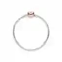 Pulsera Brazalete Pandora Cadena Con Corazon De Oro 580719 Plata 925 - 18cm