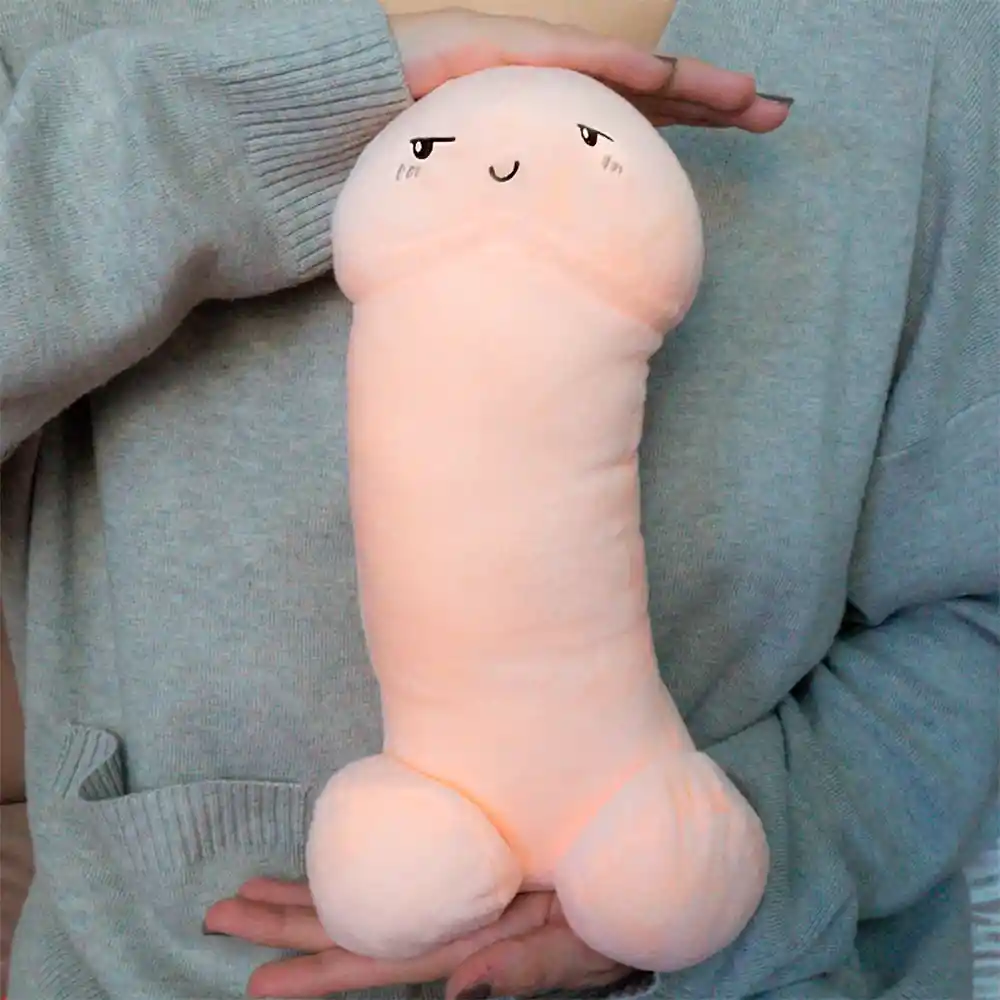 Juguete De Peluche Kawaii Diseño De Pene Color Rosa