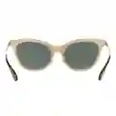 Gafas De Sol Ray Ban Blaze Eye Cat Rb3580n 043/71 Color Negro Talla 48mm