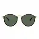 Gafas De Sol Ray Ban Blaze Clubmaster Rb3574n 001/71 Color Verde Talla 59mm