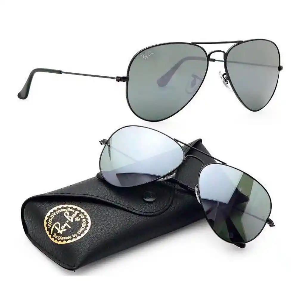 Gafas De Sol Ray Ban Aviador Espejado Rb3025 002/40 Color Gris Talla 58mm