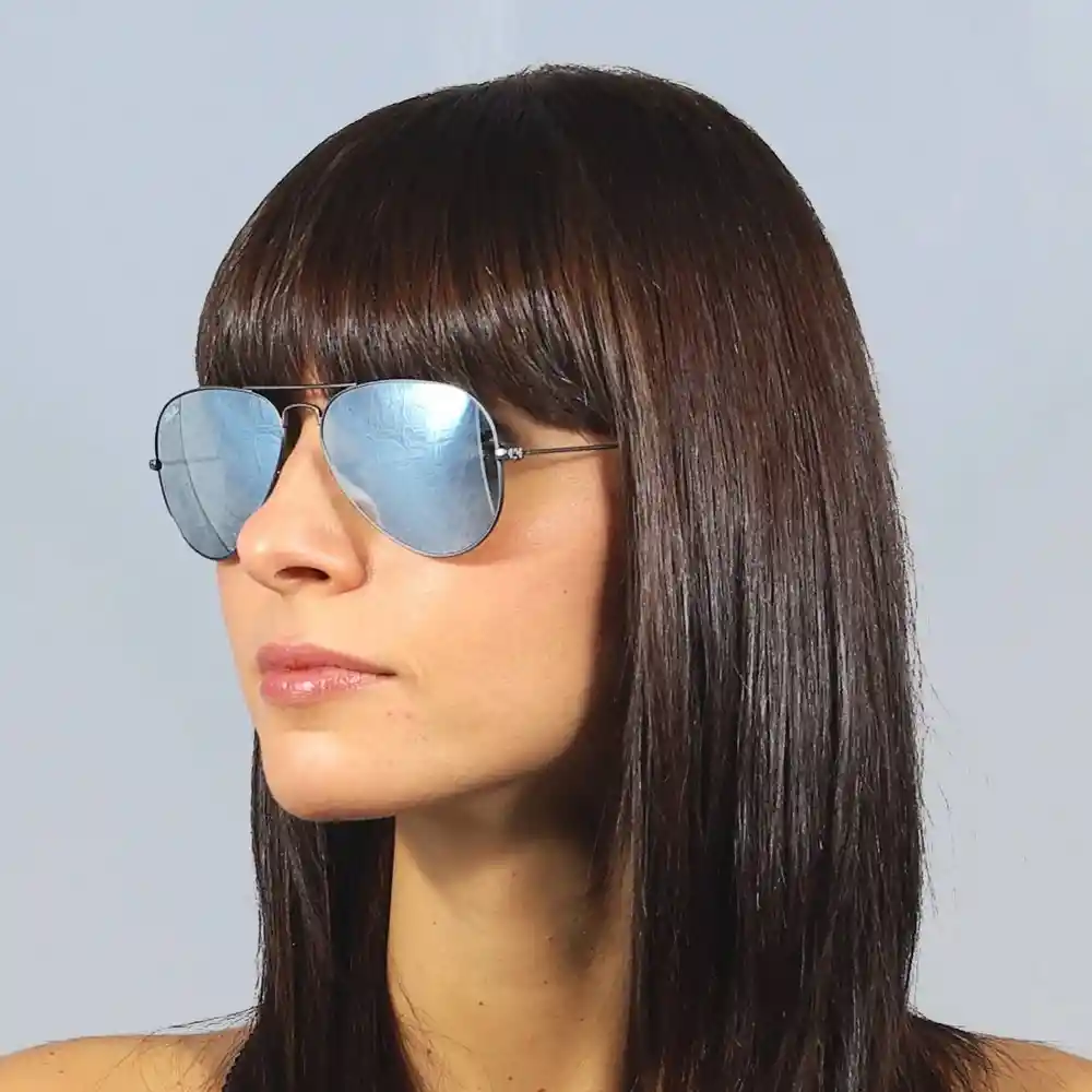 Gafas De Sol Ray Ban Aviador Rb3025 029/30 Color Plateado Talla 58mm