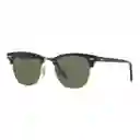 Gafas De Sol Ray Ban Clubmaster Clasico Rb3016 W0365 Color Negro Talla 51mm