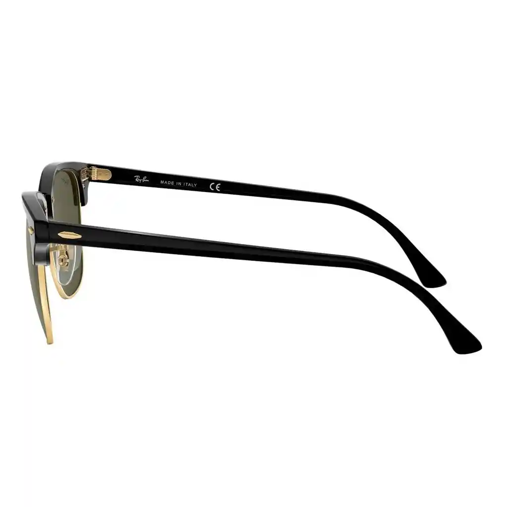 Gafas De Sol Ray Ban Clubmaster Clasico Rb3016 W0365 Color Negro Talla 51mm