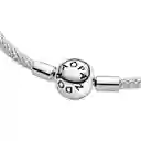 Pulsera Brazalete Pandora Malla De Plata Con Cierre 596543 Plata 925 - 18cm