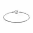 Pulsera Brazalete Pandora Malla De Plata Con Cierre 596543 Plata 925 - 18cm
