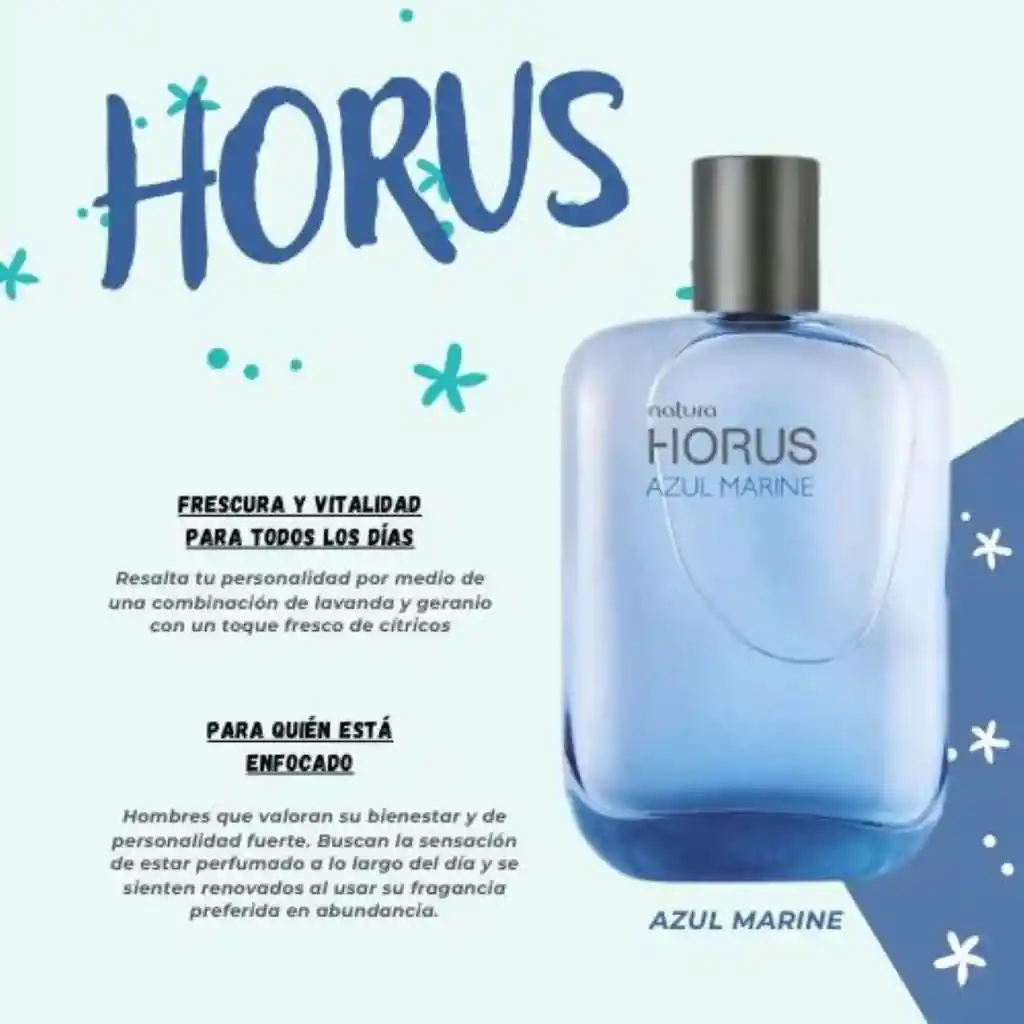 Perfume Horus Azul Marine Natura 100 Ml