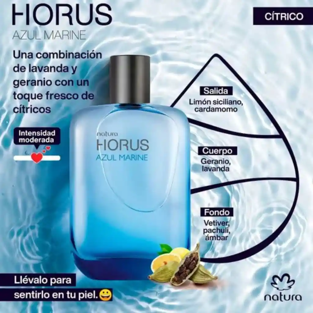 Perfume Horus Azul Marine Natura 100 Ml