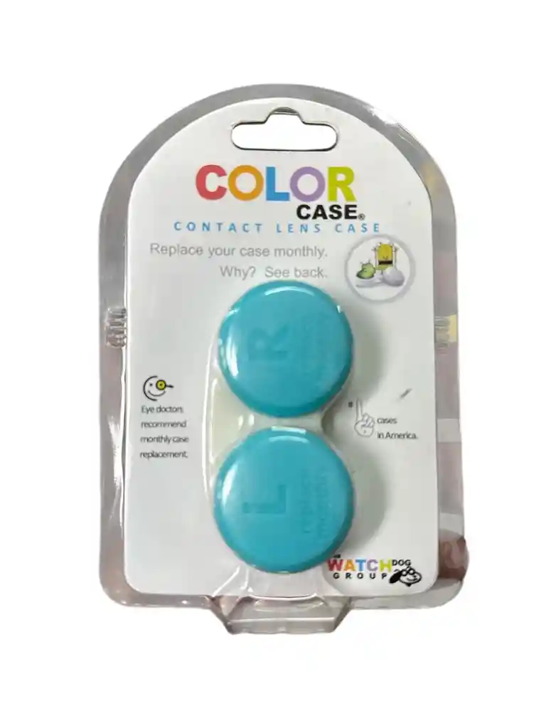 1 Estuche Para Lentes De Contacto Tapa Rosca