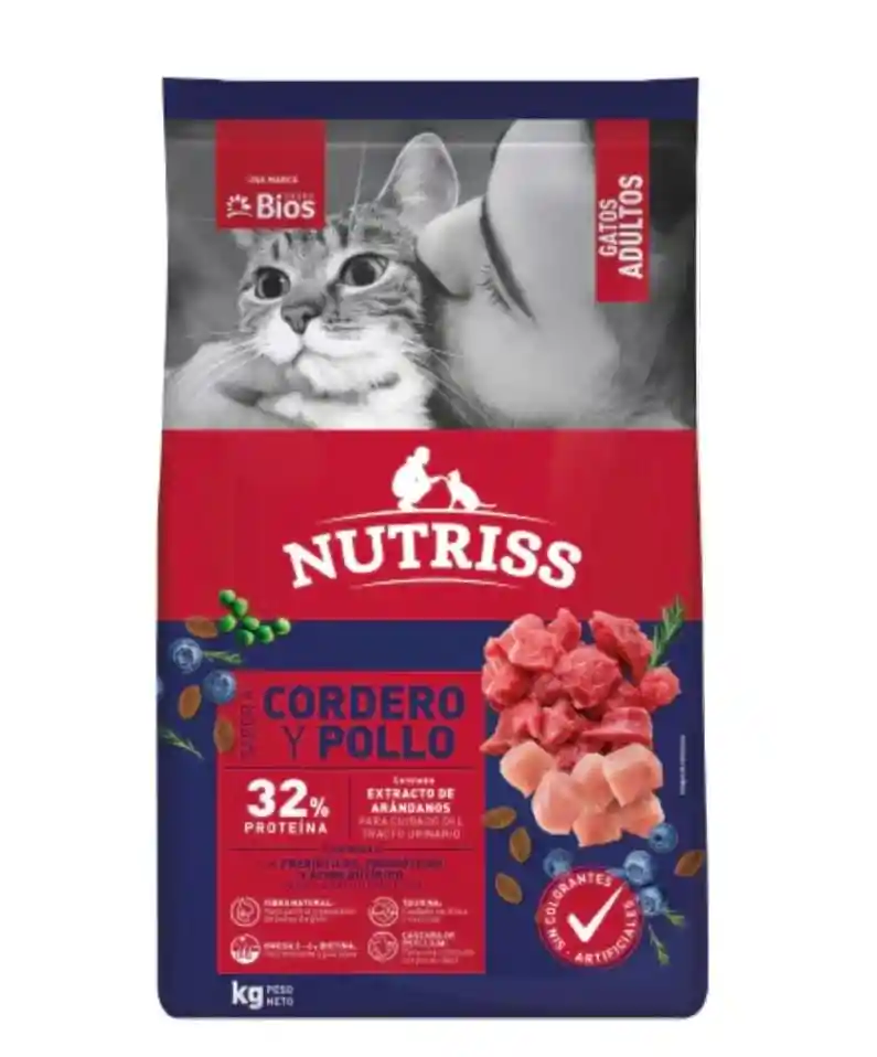 Nutriss Gatos Adulto Cordero-pollo