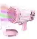 Maquina Pistola Para Burbujas Eléctrica Juguete Para Niños Morada O Rosa