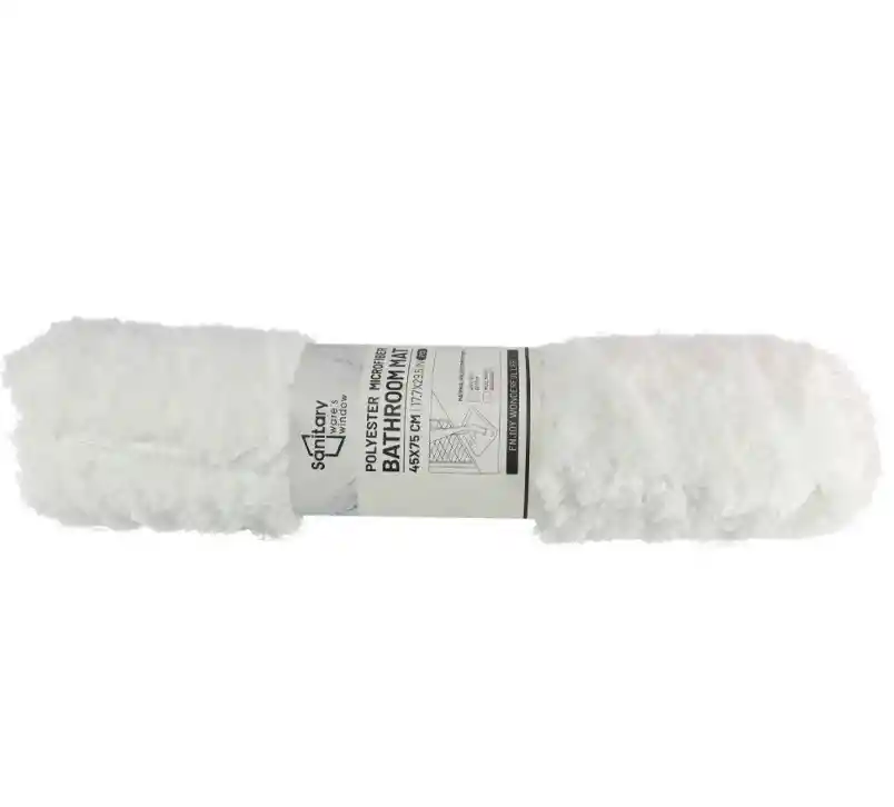 Alfombra De Baño Js Home Pelo Largo Absorbente 45*75