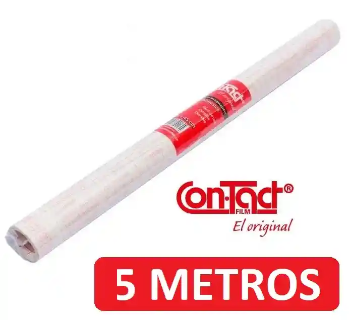 Papel Contact Original Transparente 5 Metros Adhesivo