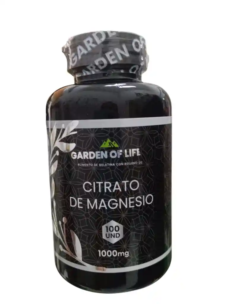 Citrato De Magnesio 1000mg X 100 Und Garden Of Life