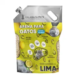 Arena Calabaza Carbon Solubre En Agua Con Aroma A Lima