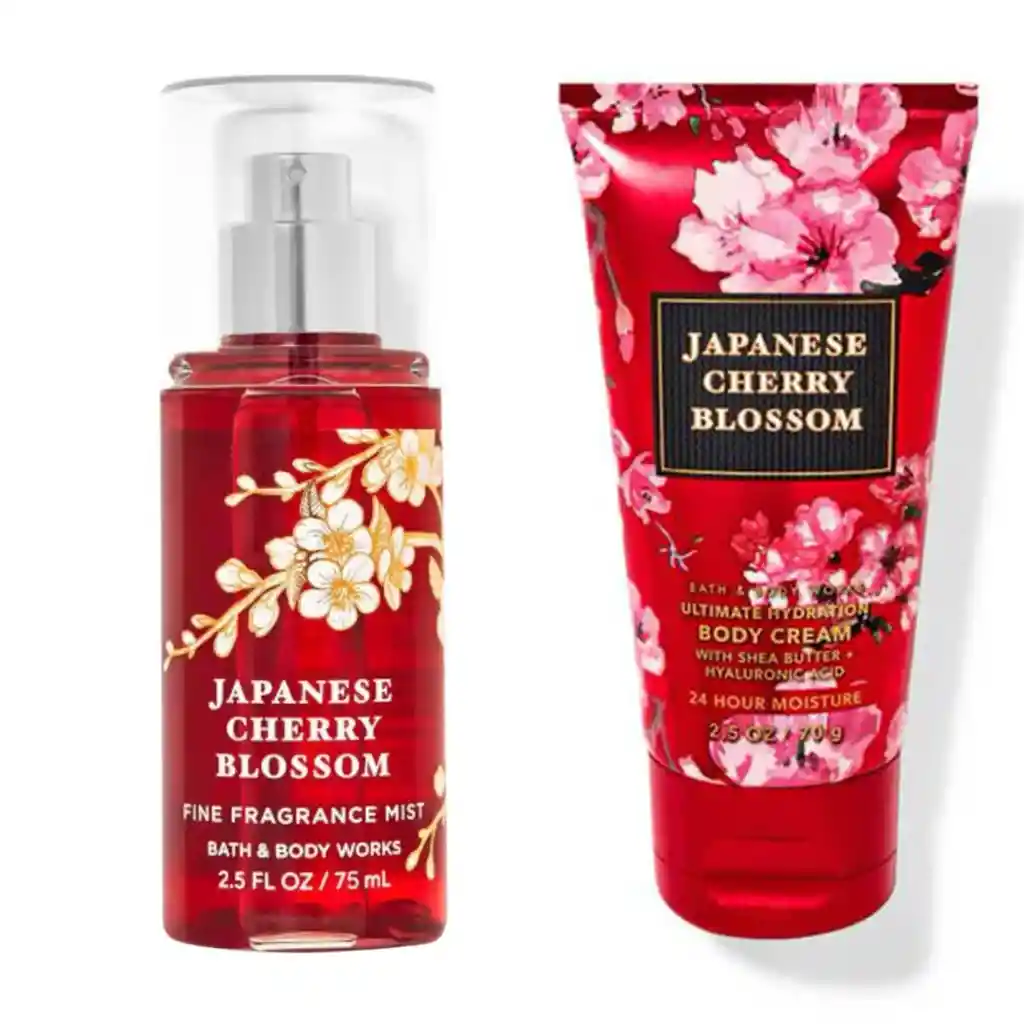 Set Japanese Cherry Blossom Bath Body Works Original