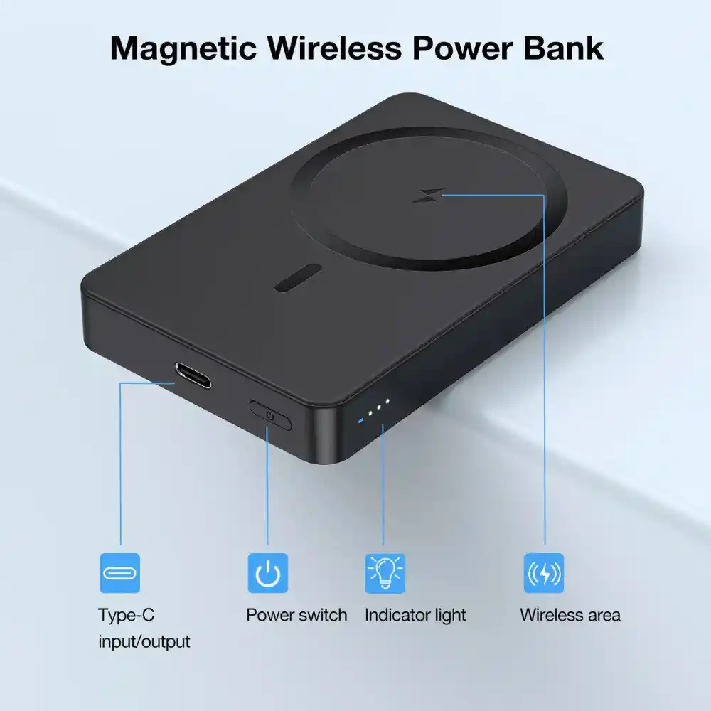 Power Bank Bateria Portatil 1hora Gar276 5000 Mah 10w