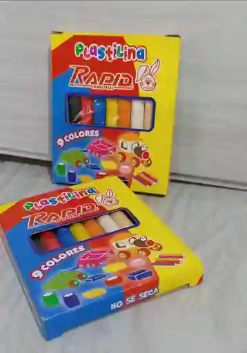 Plastilina Pequeña 9 Colores