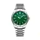 Reloj Analogo Curren Kred9304 Original Color Plateado En Acero Inoxidable Para Hombre