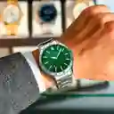 Reloj Analogo Curren Kred9304 Original Color Plateado En Acero Inoxidable Para Hombre