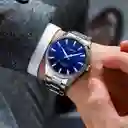 Reloj Analogo Curren Kre842503 Original Color Plateado En Acero Inoxidable Para Hombre