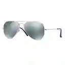 Gafas De Sol Ray Ban Aviador Espejado Rb3025 W3277 Color Plateado Talla 58mm