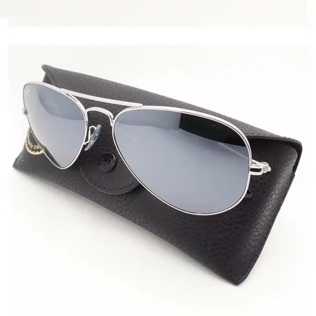 Gafas De Sol Ray Ban Aviador Espejado Rb3025 W3277 Color Plateado Talla 58mm