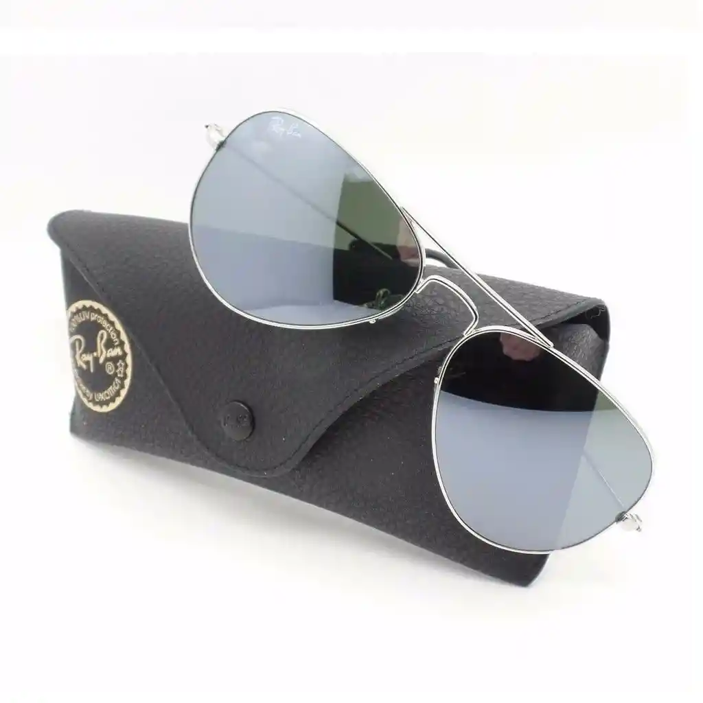 Gafas De Sol Ray Ban Aviador Espejado Rb3025 W3277 Color Plateado Talla 58mm