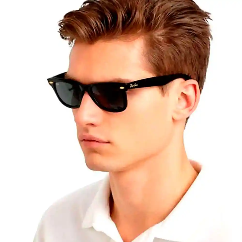 Gafas De Sol Ray Ban Wayfarer Rb2140 901/r5 Color Azul Talla 50mm
