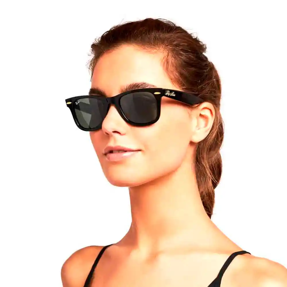 Gafas De Sol Ray Ban Wayfarer Rb2140 901/r5 Color Azul Talla 50mm